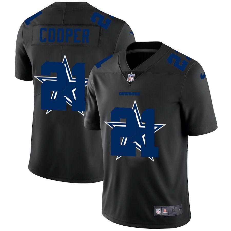Men Dallas cowboys #21 Elliott Black shadow Nike NFL Jersey